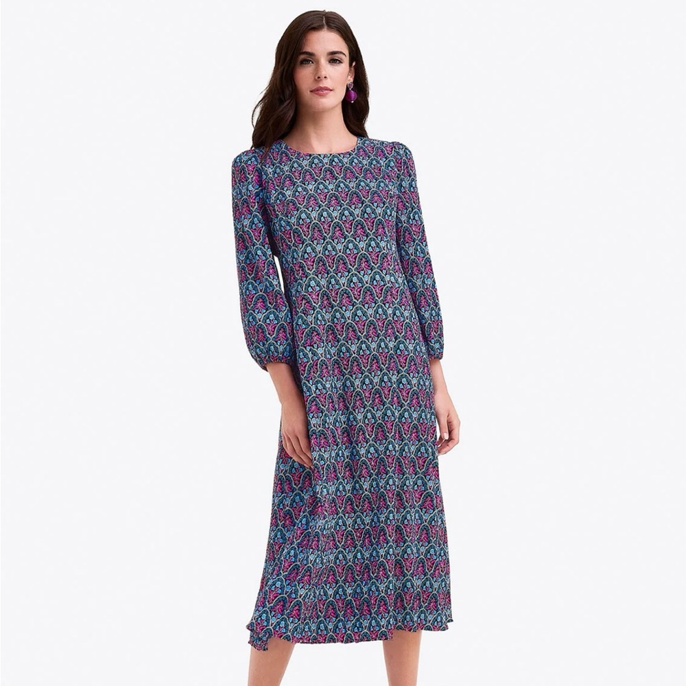 Draper James long sleeve midi dress size 4